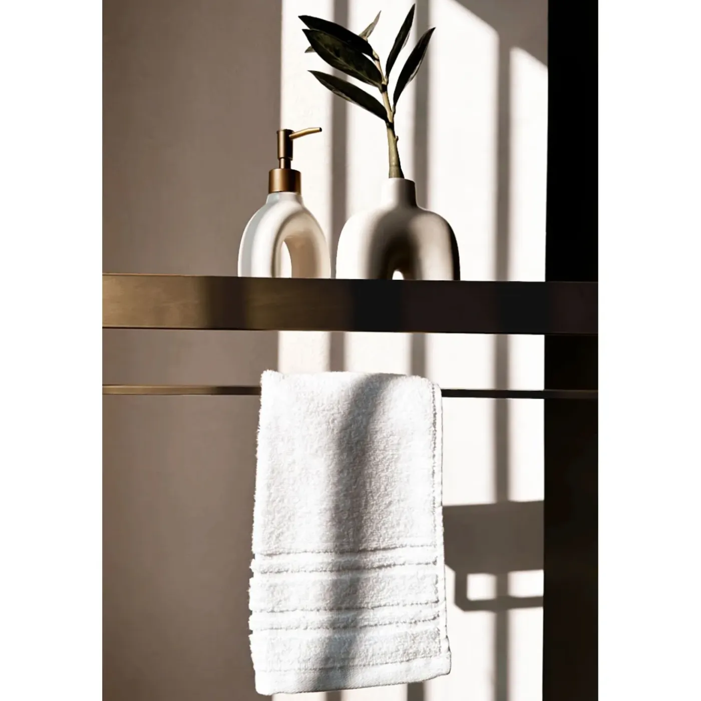 Rea Badkamerplank Sf01-600-bg Geborsteld Goud 60x9x11cm