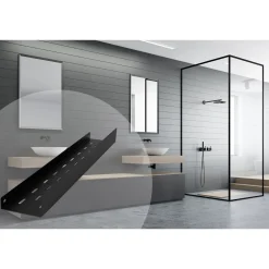 Rea Badkamerplank Sf01-600-bg Geborsteld Goud 60x9x11cm