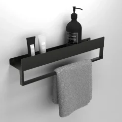 Rea Badkamerplank Sf01-450-b Zwart 45x9x11cm