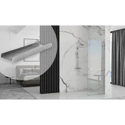Rea Badkamerplank Sf03-450 45cm Geborsteld Staal 45x9x5cm