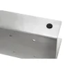 Rea Badkamerplank Tori Geborsteld Nikkel 13x40x75,5cm