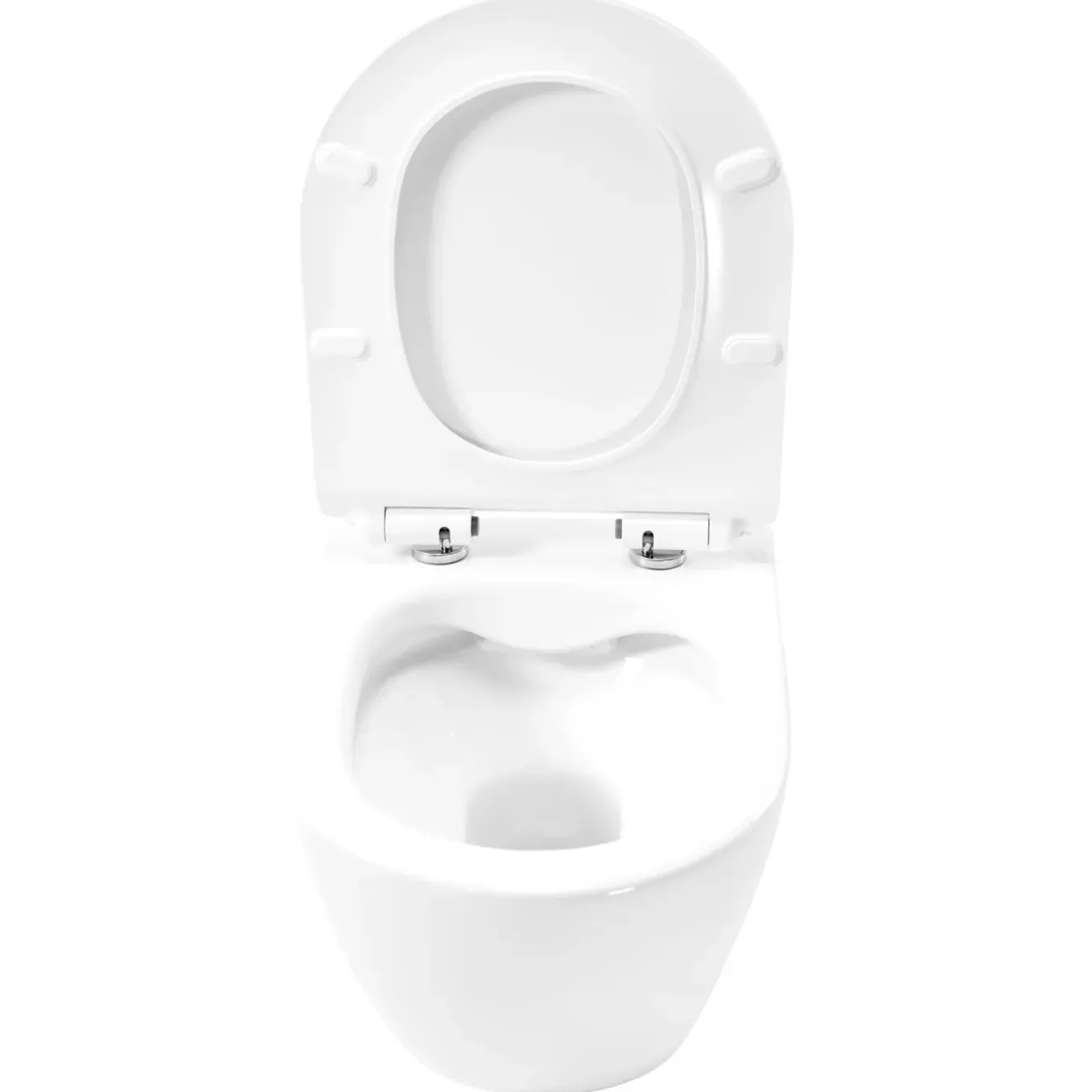 Rea Hangende Toilet Carter Wit + Bidet Carter Mini 49,5x36,5x32,5cm
