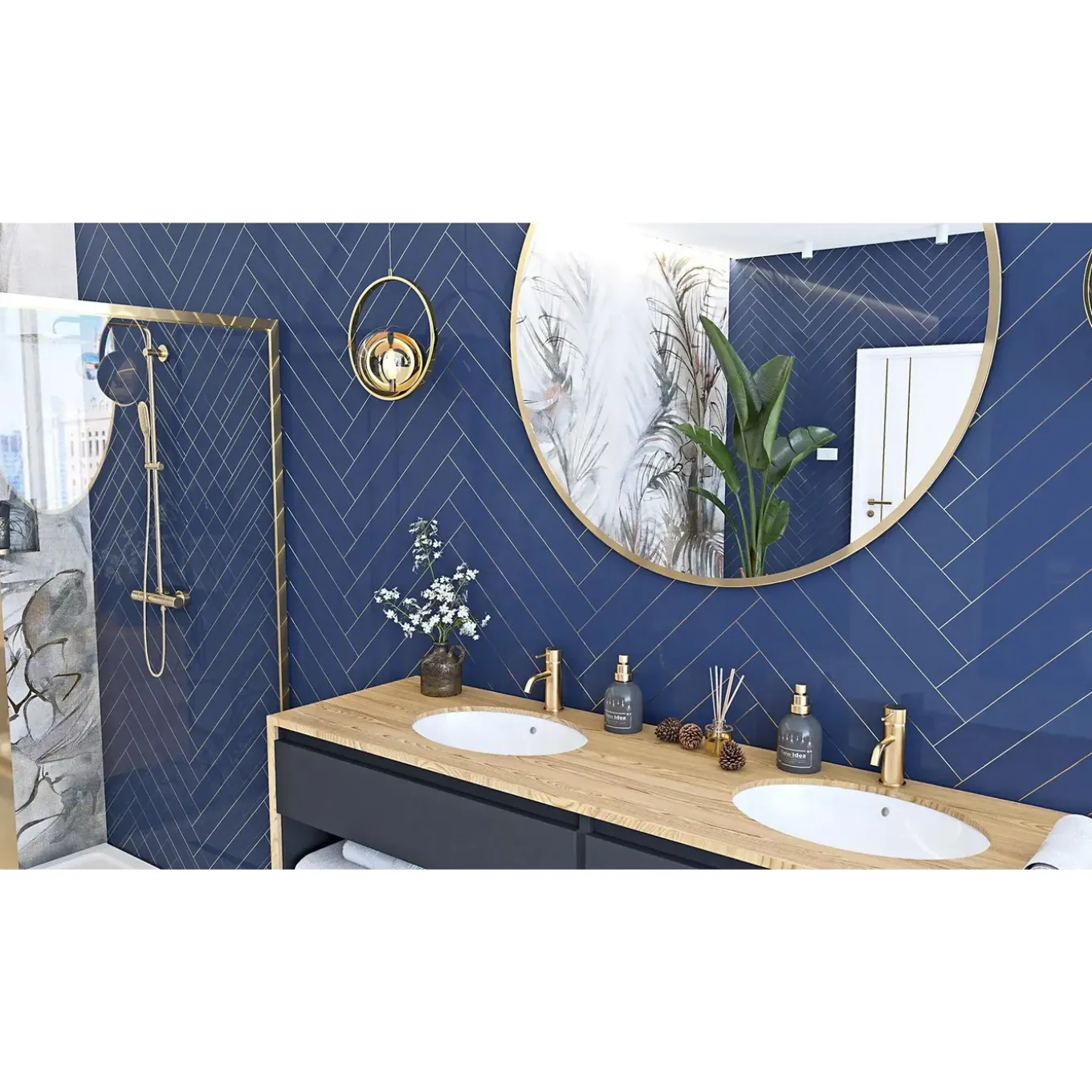 Rea Onderbouw Wastafel Nel Oval Wit 47,5x39x20cm