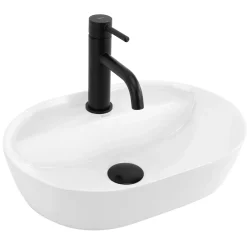 Rea Opzetwastafel Aura 42 Oval Wit 42x30x12cm