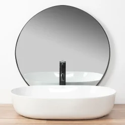 Rea Opzetwastafel Cleo 61 Oval Wit 60,5x41x14cm