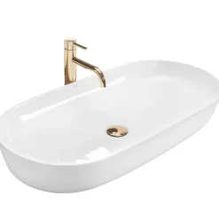 Rea Opzetwastafel Cleo 81 Oval Wit 81x41x13,5cm