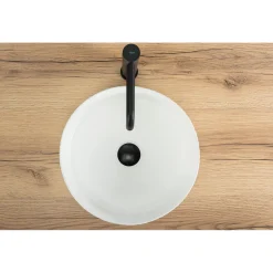 Rea Opzetwastafel Delia Round Wit 36x36x11cm