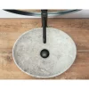 Rea Opzetwastafel Sofia Light Stone Oval Grijs 41x34,5x15cm