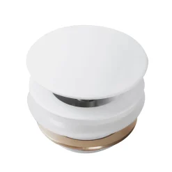 Rea Universele Klik-klak Badkurkstop Wit 7x7x6cm