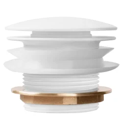 Rea Universele Klik-klak Badkurkstop Wit 7x7x6cm