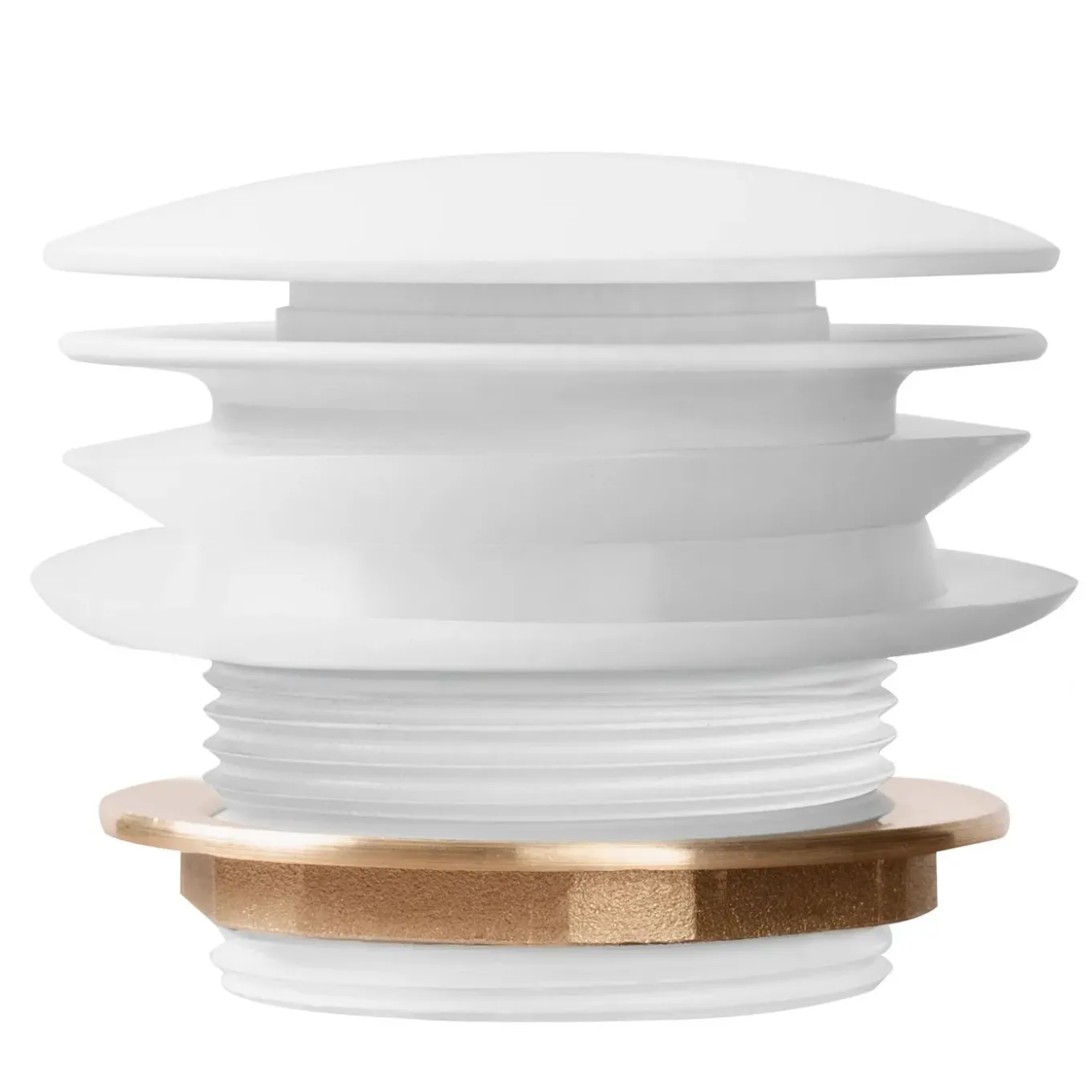 Rea Universele Klik-klak Badkurkstop Wit 7x7x6cm