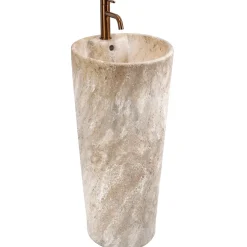 Rea Vrijstaande Wastafe Blanka Savana Matt Beige 40x40x85cm