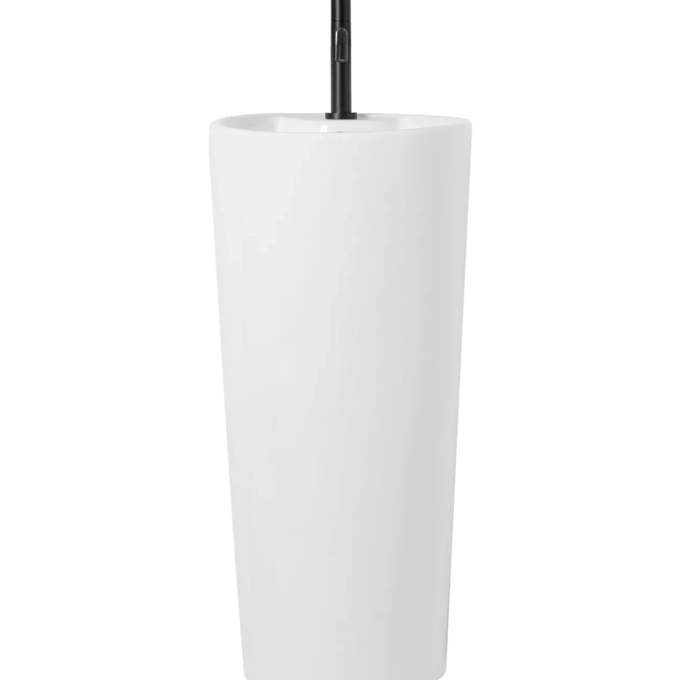 Rea Vrijstaande Wastafe Blanka Round Wit 40x40x85cm