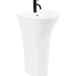 Rea Vrijstaande Wastafe Rita Round Wit 48x42x83,5cm