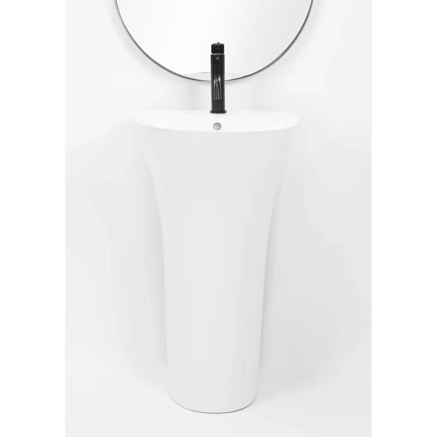 Rea Vrijstaande Wastafe Rita Round Wit 48x42x83,5cm