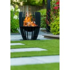 Redfire - Baylor - Zwart - Staal - Vuurkorf - Fire Pit - Stevig Staal - Industrieel -