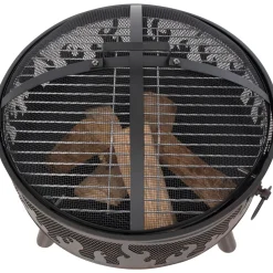 RedFire - Blazer - Zwart - Staal - Vuurschaal - Fireplace - Stevig Staal - Diameter 60,5cm -