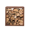 RedFire - Hodr - Handmade- Bruin - Staal - Houtopslag - Stapelbaar- Staaldikte 3mm - Geroeste