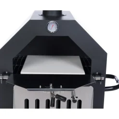 Redfire - Lorenzo Outdoor Oven - Zwart - Staal - Stevig Staal - Industrieel - Terrasverwarming -