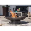 Redfire - Oulu - Zwart - Staal - Vuurschaal - Fire Pit - Stevig Staal - Diameter 80cm - Industrieel