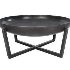 RedFire - Tornio - Zwart - Staal - Vuurschaal - Fire Pit - Stevig Staal - Diameter 80cm -