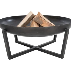 RedFire - Tornio - Zwart - Staal - Vuurschaal - Fire Pit - Stevig Staal - Diameter 80cm -