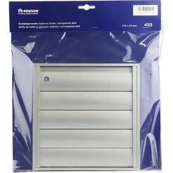 Renson overdrukrooster 210x210mm zilver