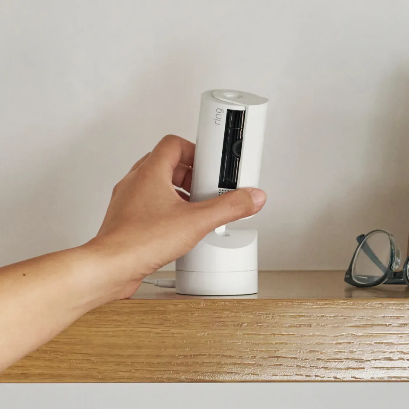 Ring binnencamera Pan-Tilt Indoor Cam wit