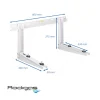 Rodigas MS230 Muurbeugel Airco Met Ingebouwde Waterpas 420 mm