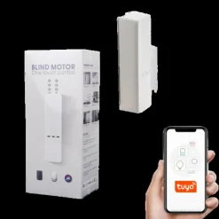 Rolgordijn Motor Voor 38 Millimeter Buizen Met Wifi Spraakbediening En 230 Volt Netstroom