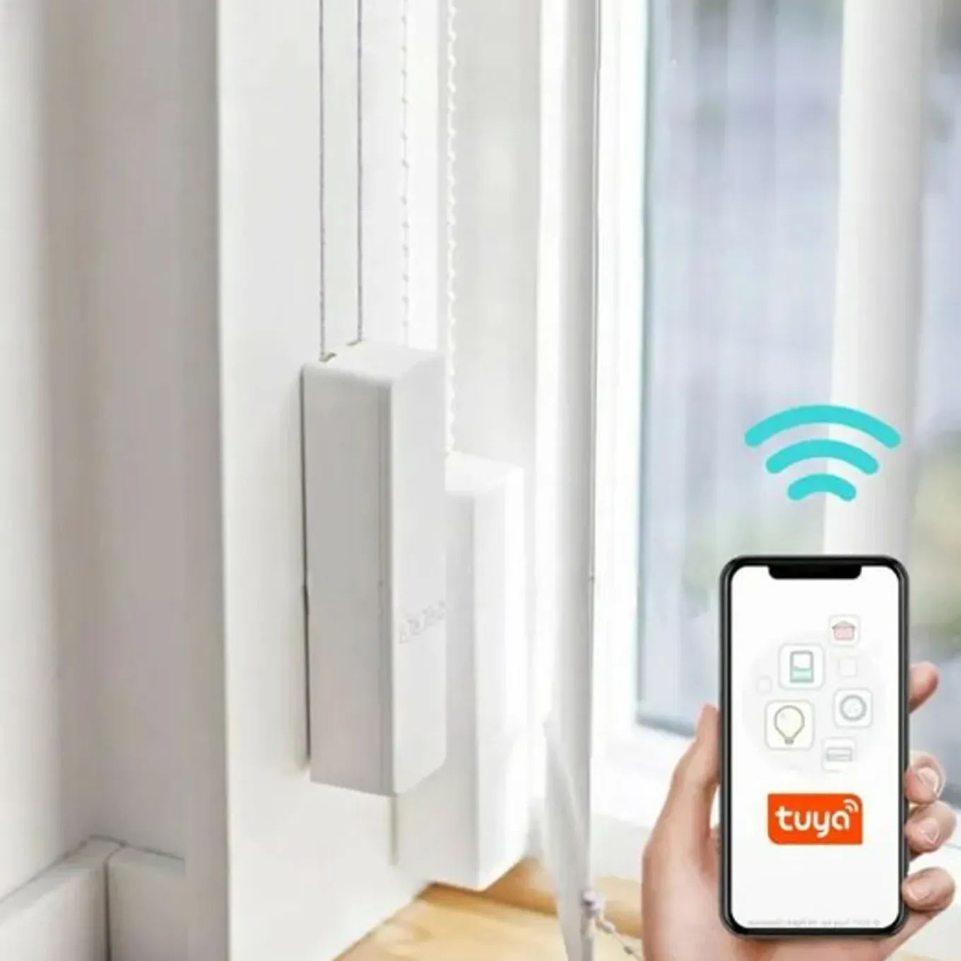 Rolgordijn Motor Voor 38 Millimeter Buizen Met Wifi Spraakbediening En 230 Volt Netstroom