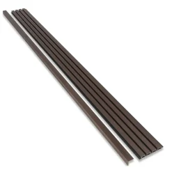 Rosenwood Gevelbekleding Composiet Lattenwand 290 X 22 Cm Dark Walnoot 1 Stuk