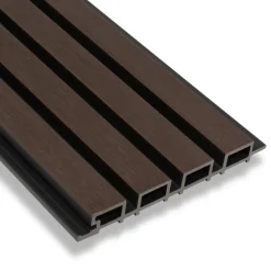 Rosenwood Gevelbekleding Composiet Lattenwand 290 X 22 Cm Dark Walnoot 1 Stuk