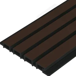 Rosenwood Gevelbekleding Composiet Lattenwand 290 X 22 Cm Dark Walnoot 1 Stuk