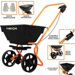 Monster Shop Roterende Strooiwagen Strooikar 25 L Liter - Strooibereik 3 meter