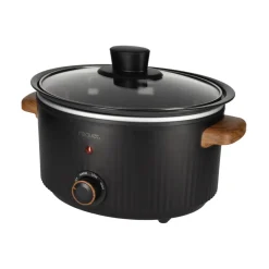 Mijoteuse Røquet Slowcooker Roots 3 Liter Zwart Met Glazen Deksel