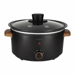 Mijoteuse Røquet Slowcooker Roots 3 Liter Zwart Met Glazen Deksel
