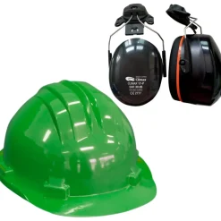 Rs5 Veiligheidshelm | Groen | Incl. Oorkappen