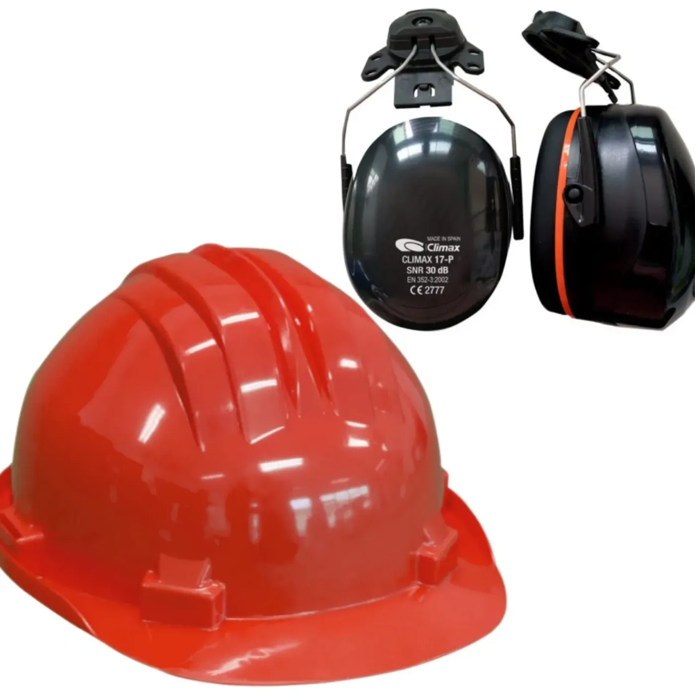 Climax Rs5 Veiligheidshelm | Rood | Incl. Oorkappen