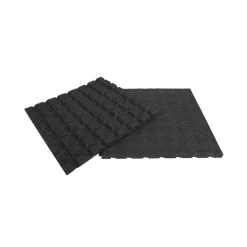 Overig Rubberen Valtegel - Zwart - 50x50 cm - 25 mm