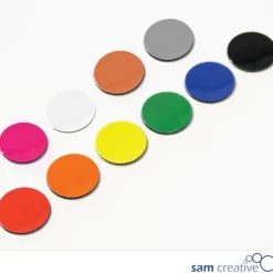 Sam Creative Magnetisch Symbool Cirkel 2 Cm Bruin