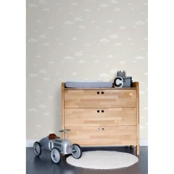 Sanders & Sanders Behang Wolkjes Beige En Wit - 53 Cm X 10 M - 640461