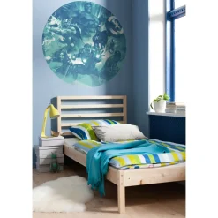 Sanders & Sanders Zelfklevende Behangcirkel Avengers Blauwe Kracht Blauw - Diam. 128 Cm - 612030