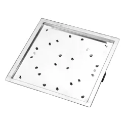 Saninstal nazichtraam voor badkuip 30x30cm verchroomd