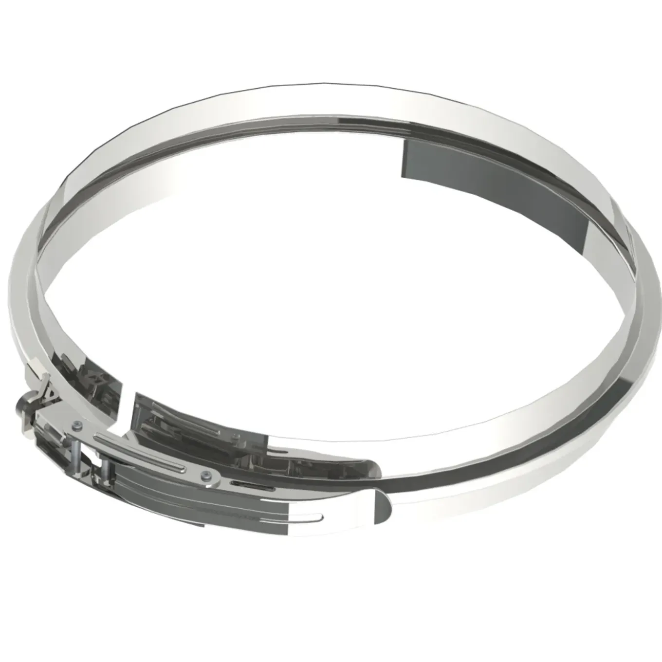 Saninstal spanring Ø150mm RVS