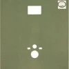 Sanipan - toiletachterwand V313 – spaanplaat- vochtwerend – hangtoilet - 1230x1200x18 mm