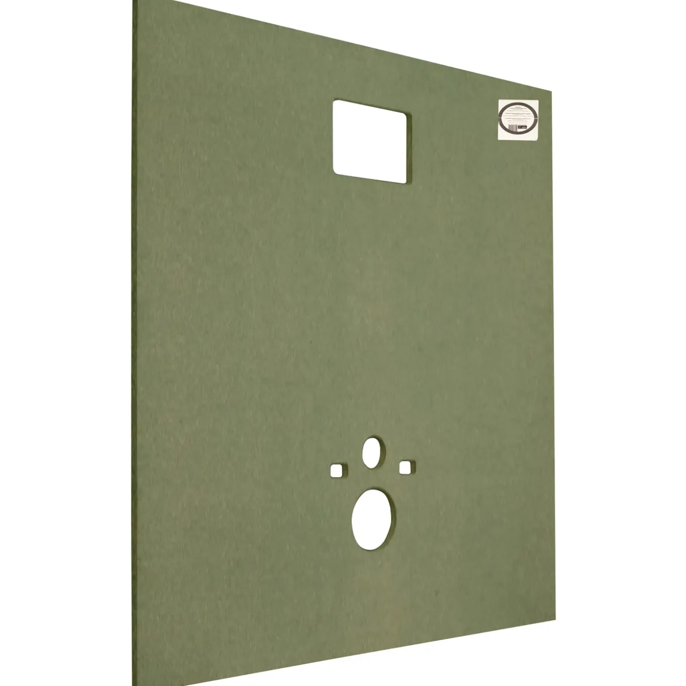 Sanipan - toiletachterwand V313 – spaanplaat- vochtwerend – hangtoilet - 1230x1200x18 mm