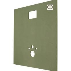 Sanipan - toiletachterwand V313 – spaanplaat- vochtwerend – hangtoilet - 1230x1200x18 mm