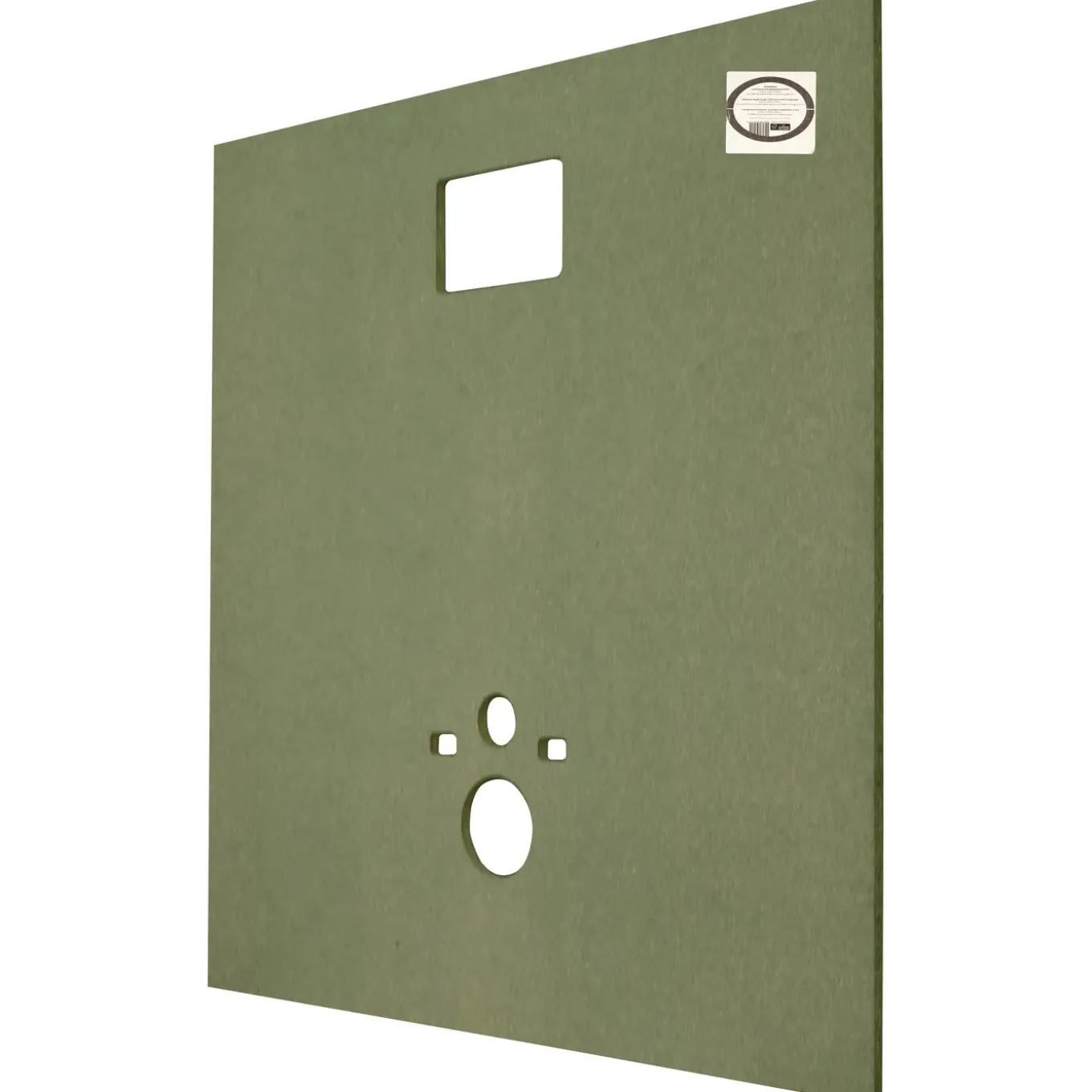 Sanipan - toiletachterwand V313 – spaanplaat- vochtwerend – hangtoilet - 1230x1200x18 mm