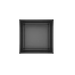 SaniSupreme Inbouwnis badkamer douche Gunmetal Grijs 30,5 x 30,5 x 7 cm